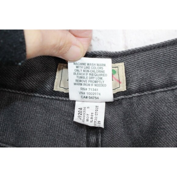 LL Bean Double L Jeans Classic Fit Straight Leg Black Size 40x29 - Picture 8 of 11